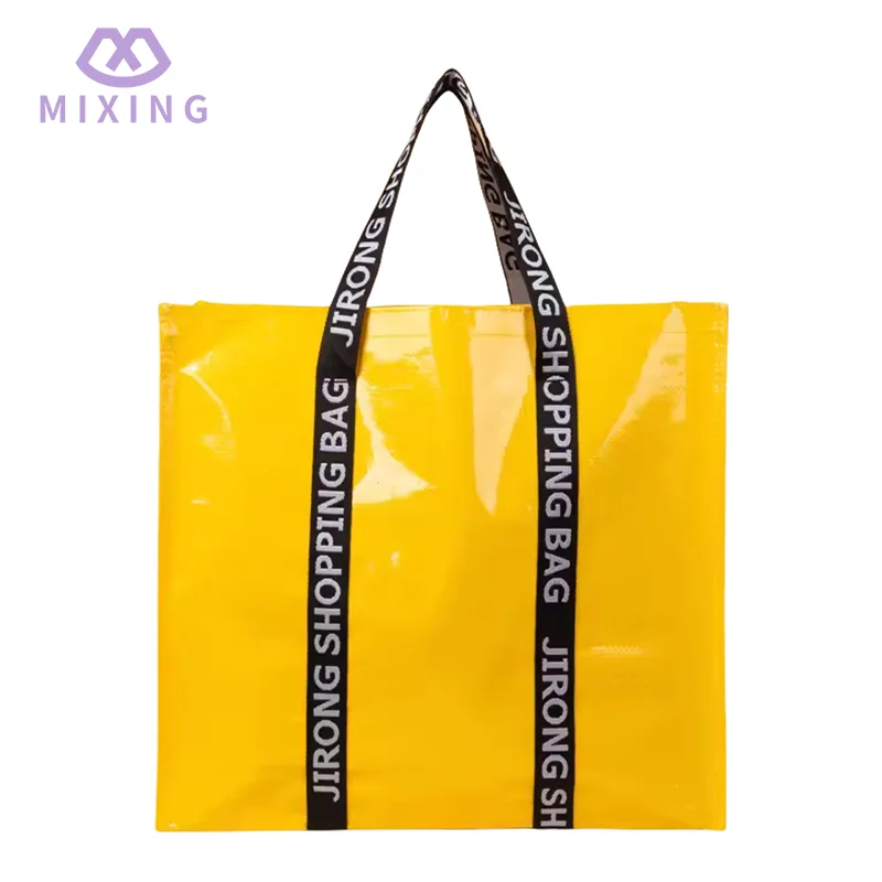 Bolso shopper grande tejido PP para mujer